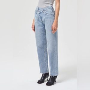 AGOLDE Women's Criss Cross Upsized Jean